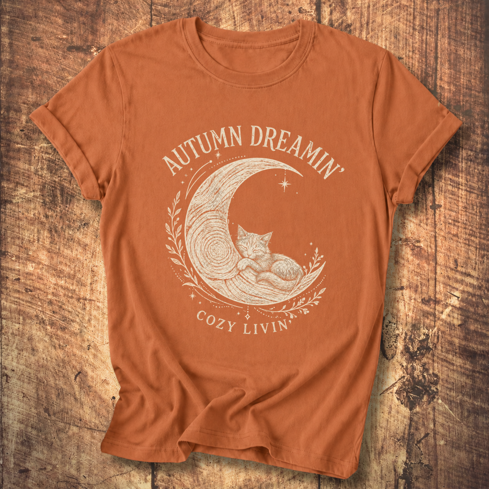 Autumn Dreamin' Kitten T-shirt