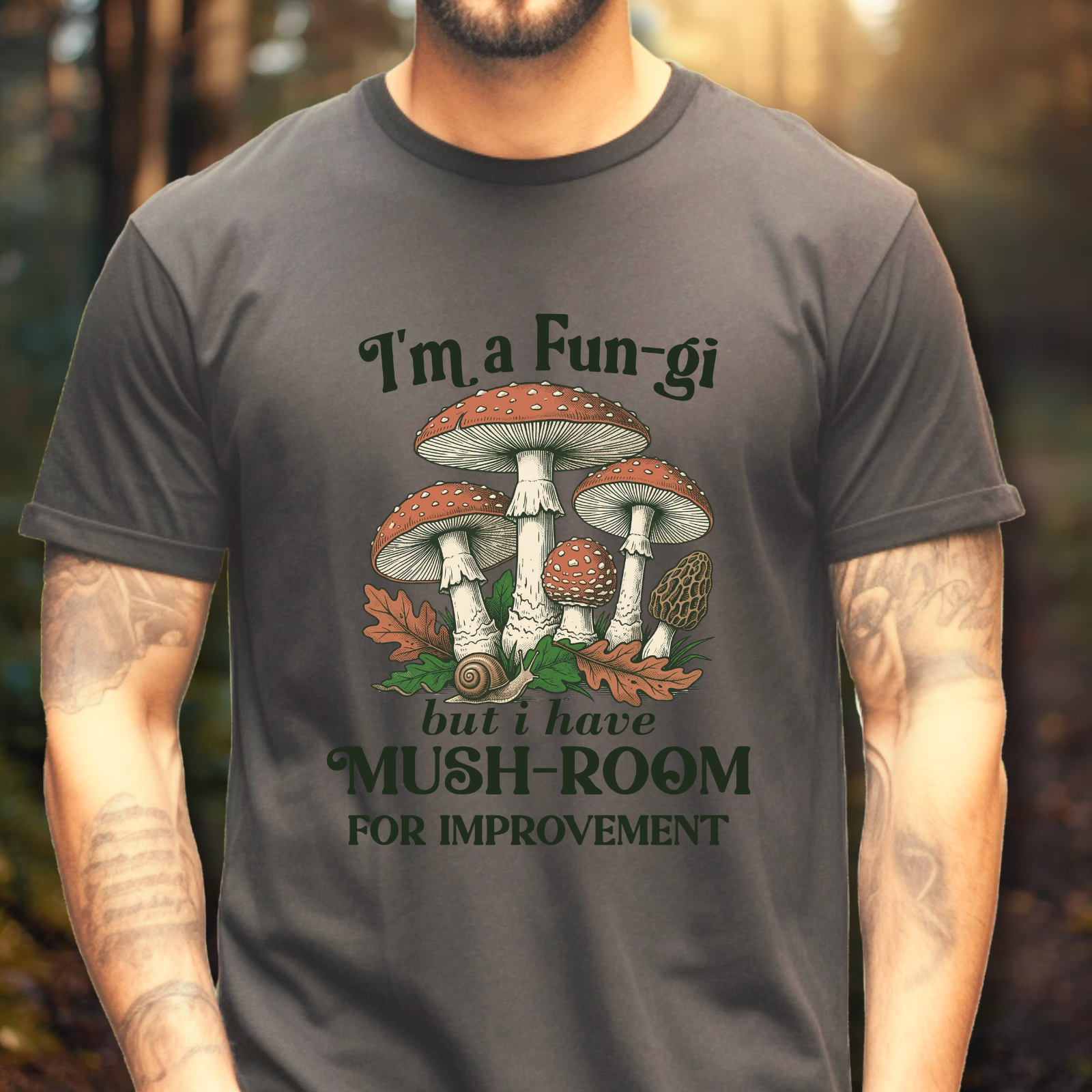 I'm a Fun-gi Vintage Mushroom Tee