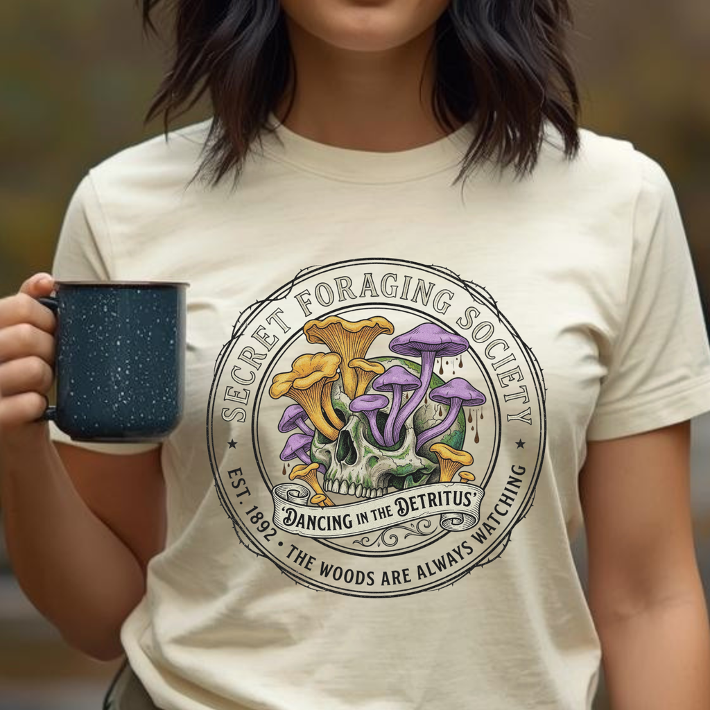 Technicolor Skull Foraging Society T-Shirt