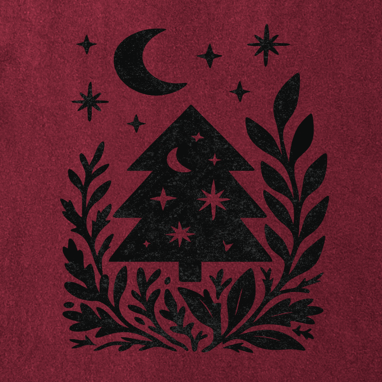 Midnight Forest T-Shirt | Moon and Pines Graphic Tee