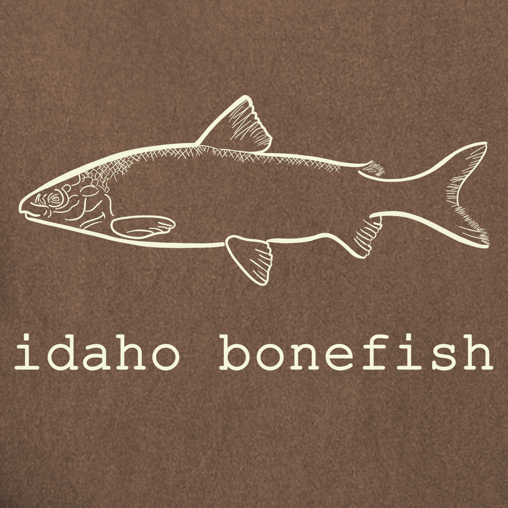 Idaho Bonefish Back Print T-Shirt — Vintage Fishing Graphic Tee