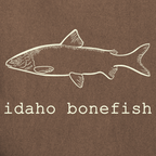 Idaho Bonefish Back Print T-Shirt — Vintage Fishing Graphic Tee