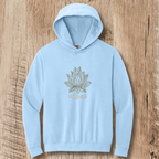 Lotus Vibes Hoodie — Minimal Yoga Hoodie