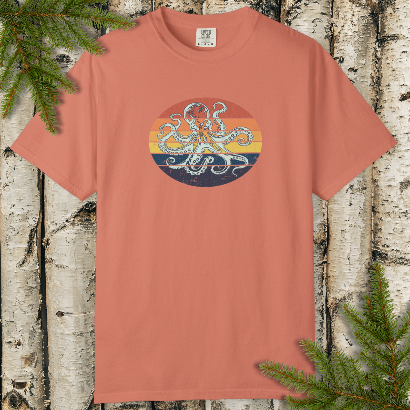 Octopus Sunset Tee