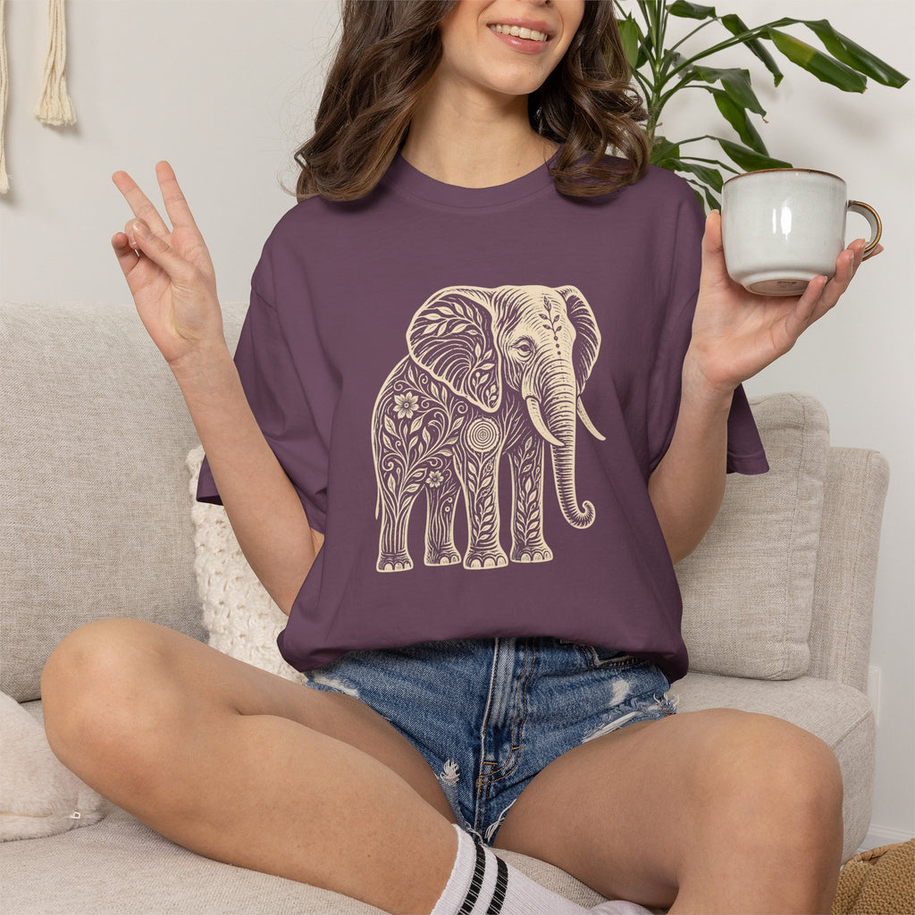 Elephant Flowers Tee