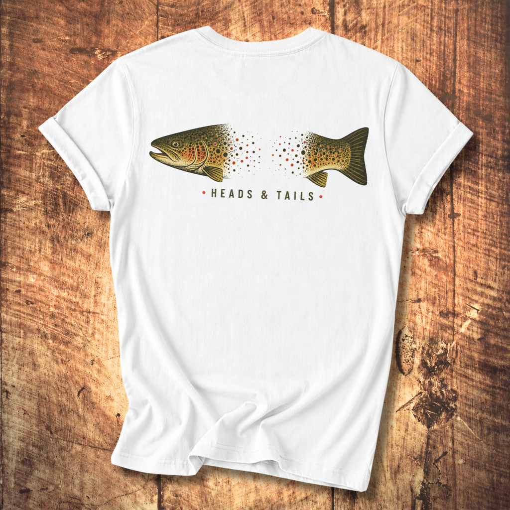 Brown Trout Heads & Tails Tee