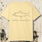 Idaho Bonefish Back Print T-Shirt — Vintage Fishing Graphic Tee