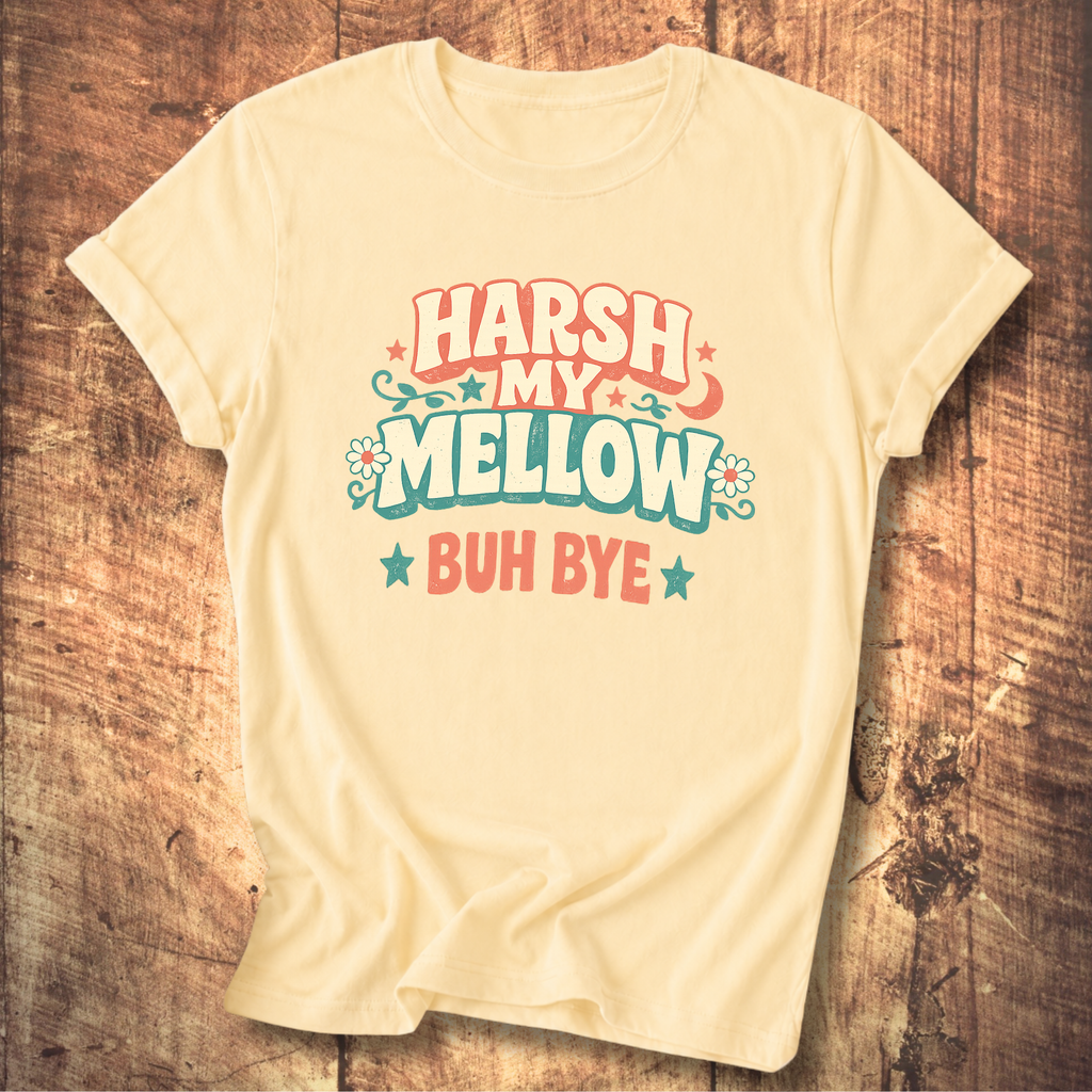 Harsh My Mellow Buh Bye Floral T-Shirt