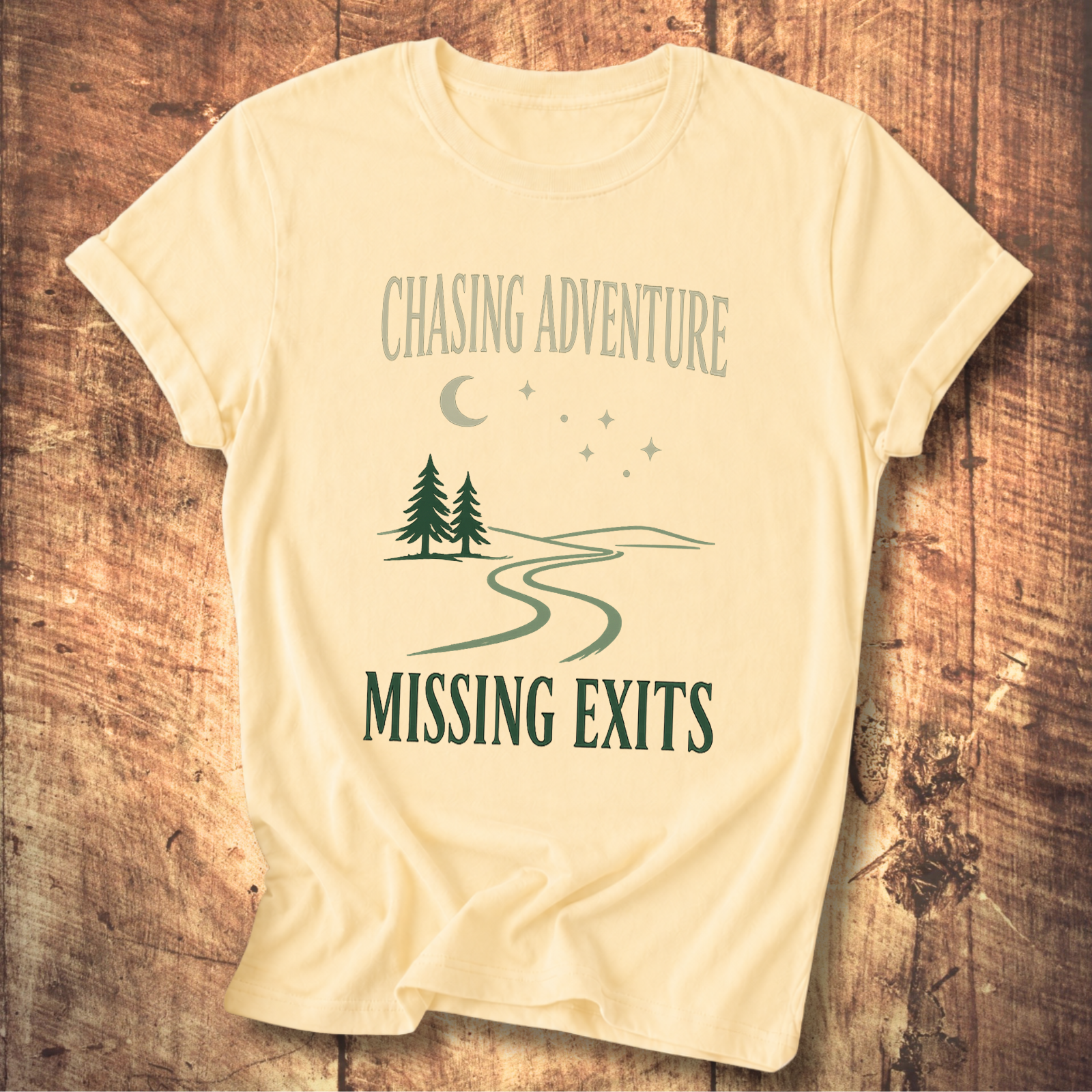 Chasing Adventure Missing Exits T-Shirt