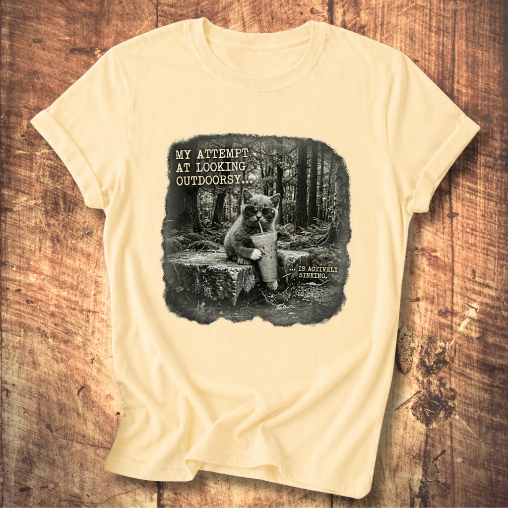 Attempting Outdoorsy T-shirt
