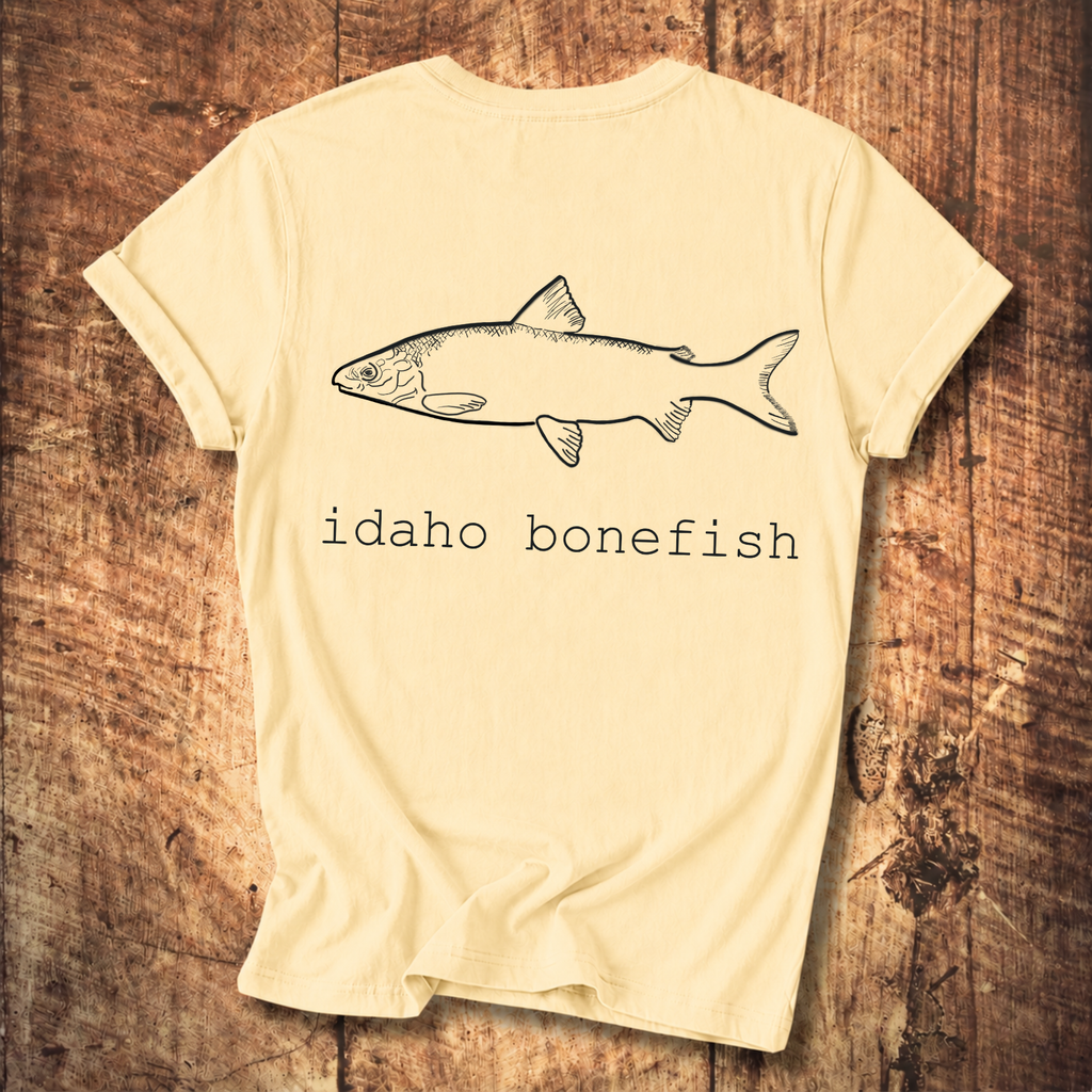 Idaho Bonefish Back Print T-Shirt