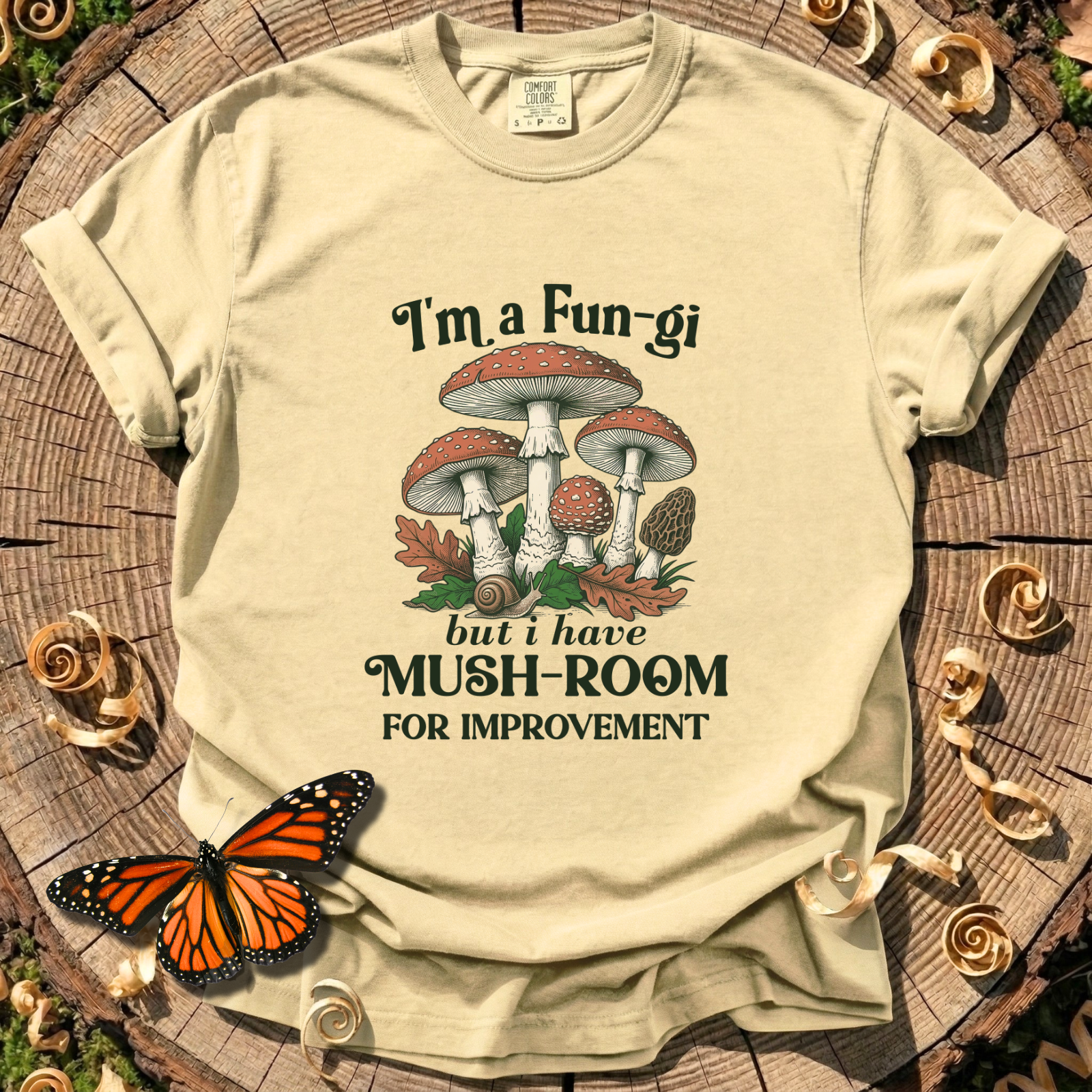 I'm a Fun-gi Vintage Mushroom Tee
