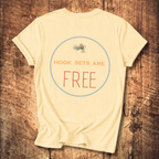 Hook Sets Are Free Fishing Back Print T-Shirt