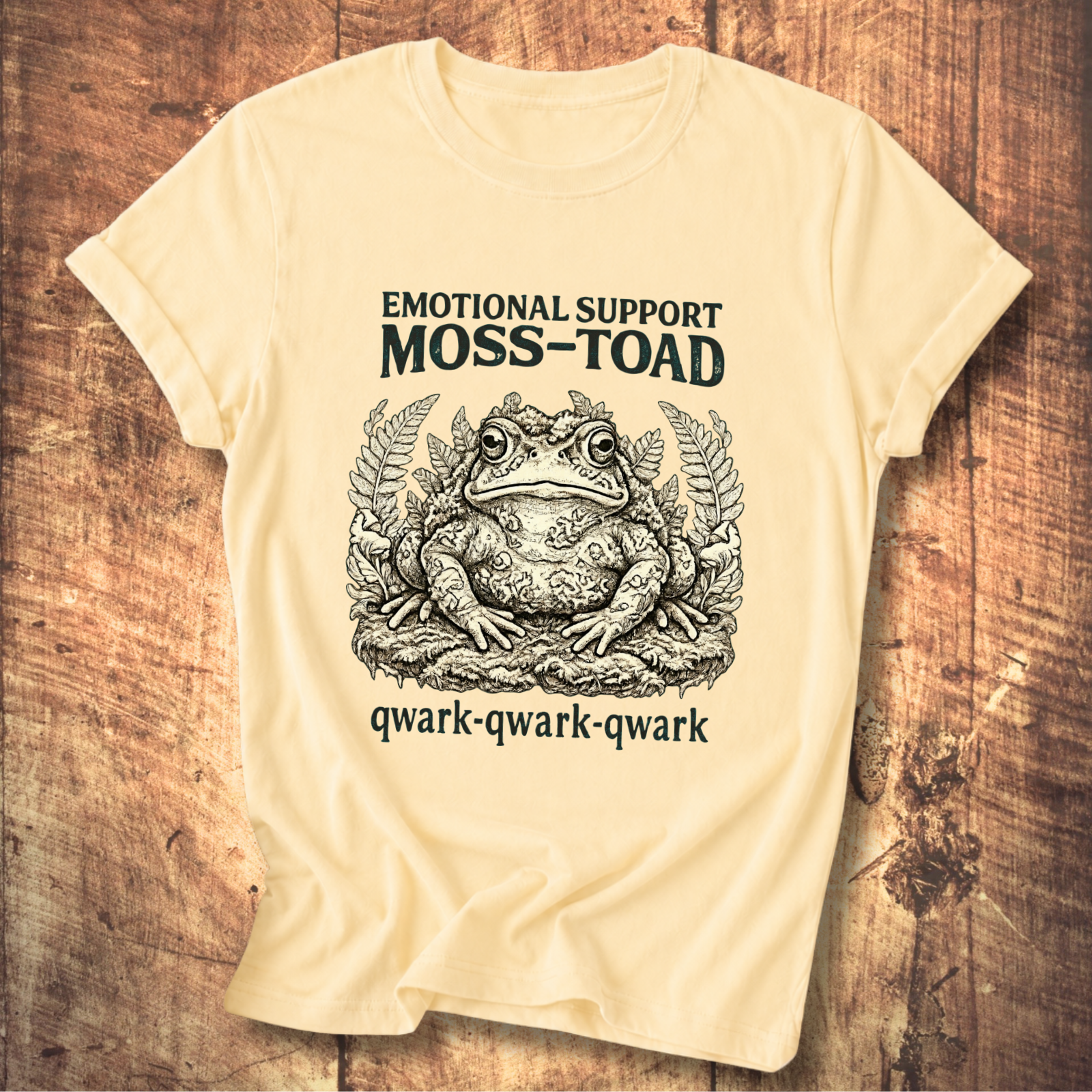 Emotional Support Moss-Toad T-Shirt