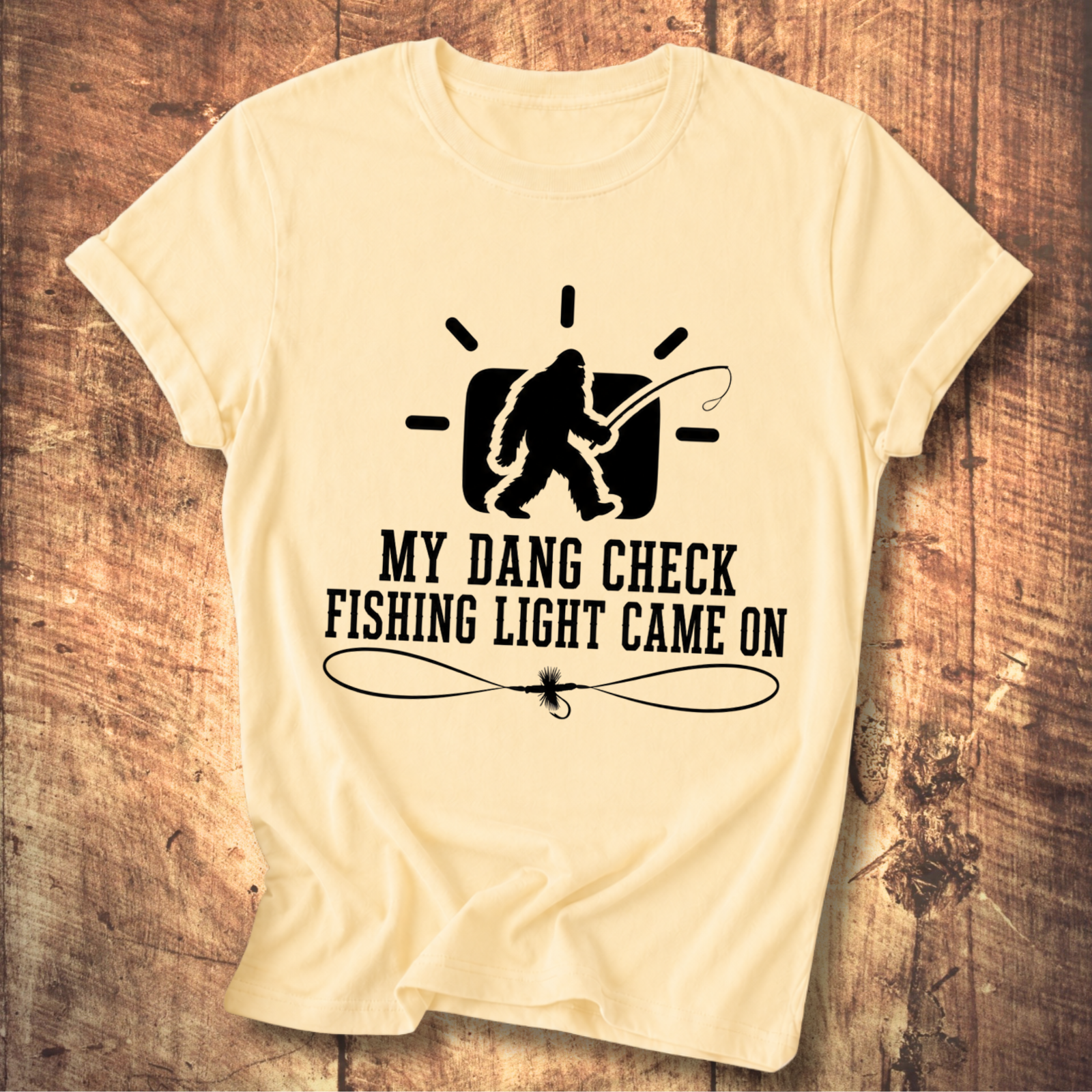 Dang Check Fishing Light T-shirt