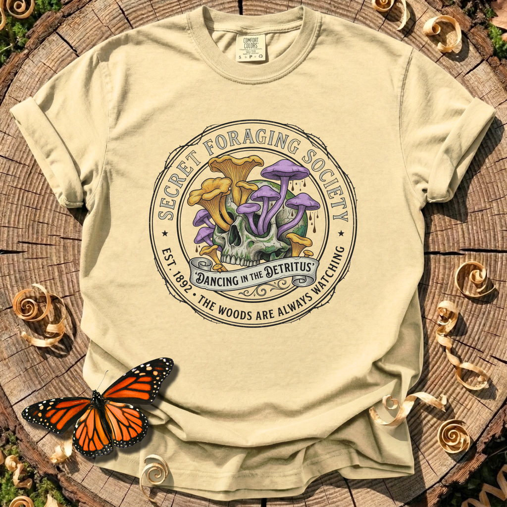 Technicolor Skull Foraging Society T-Shirt