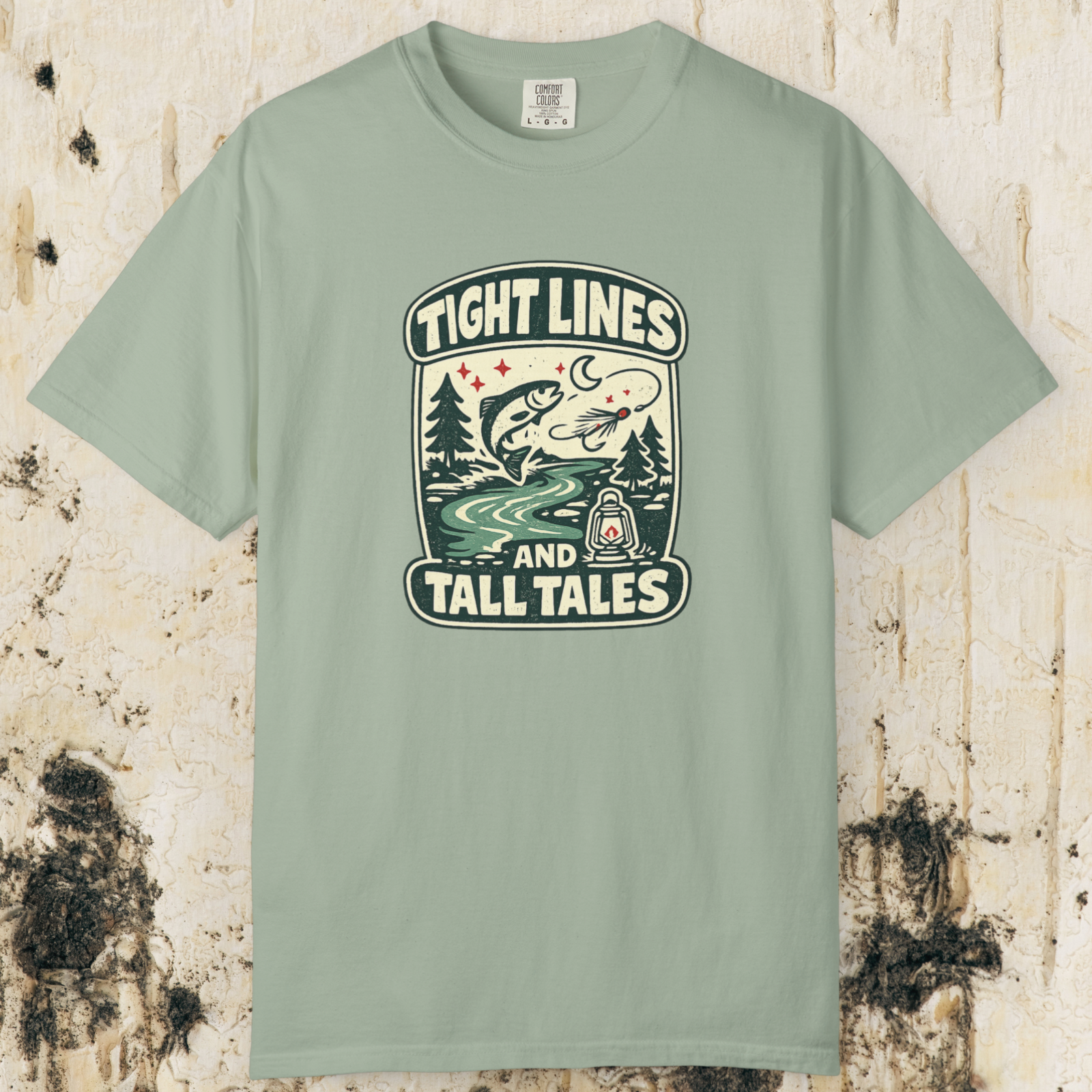 Tight Lines and Tall Tales Fishing T-Shirt