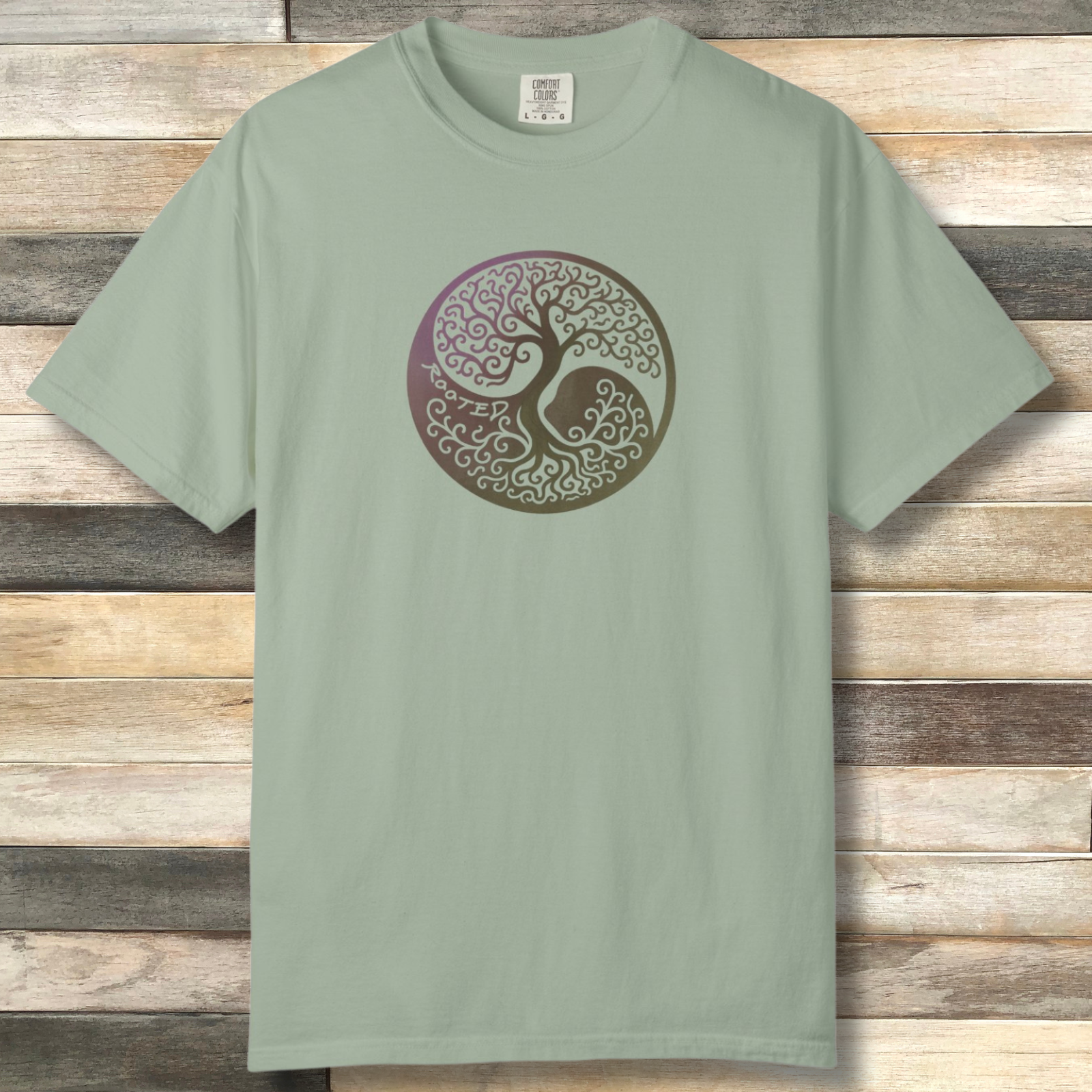 Rooted Yin Yang Tree T-Shirt — Boho Nature Graphic Tee