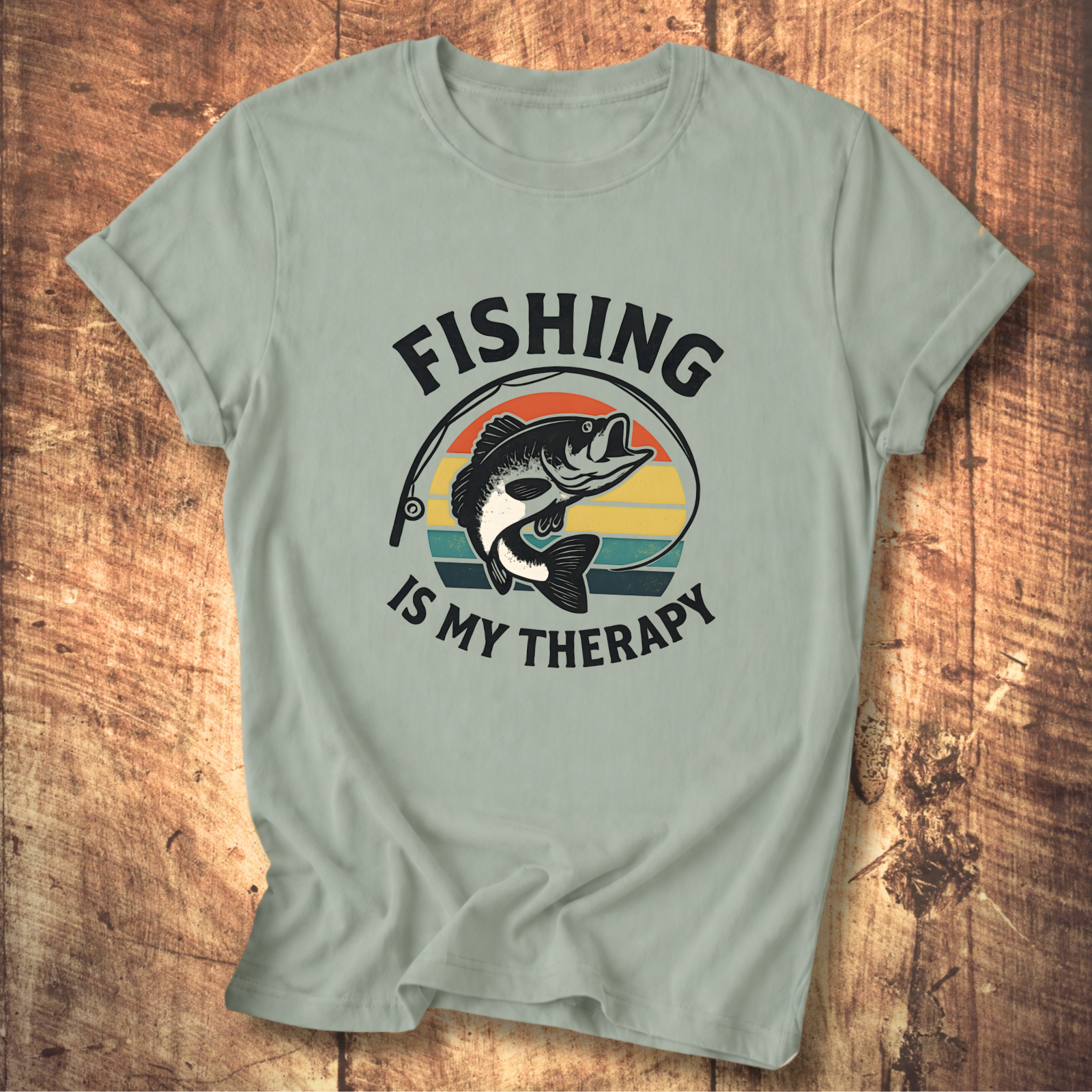 Fishing Is My Therapy Tee