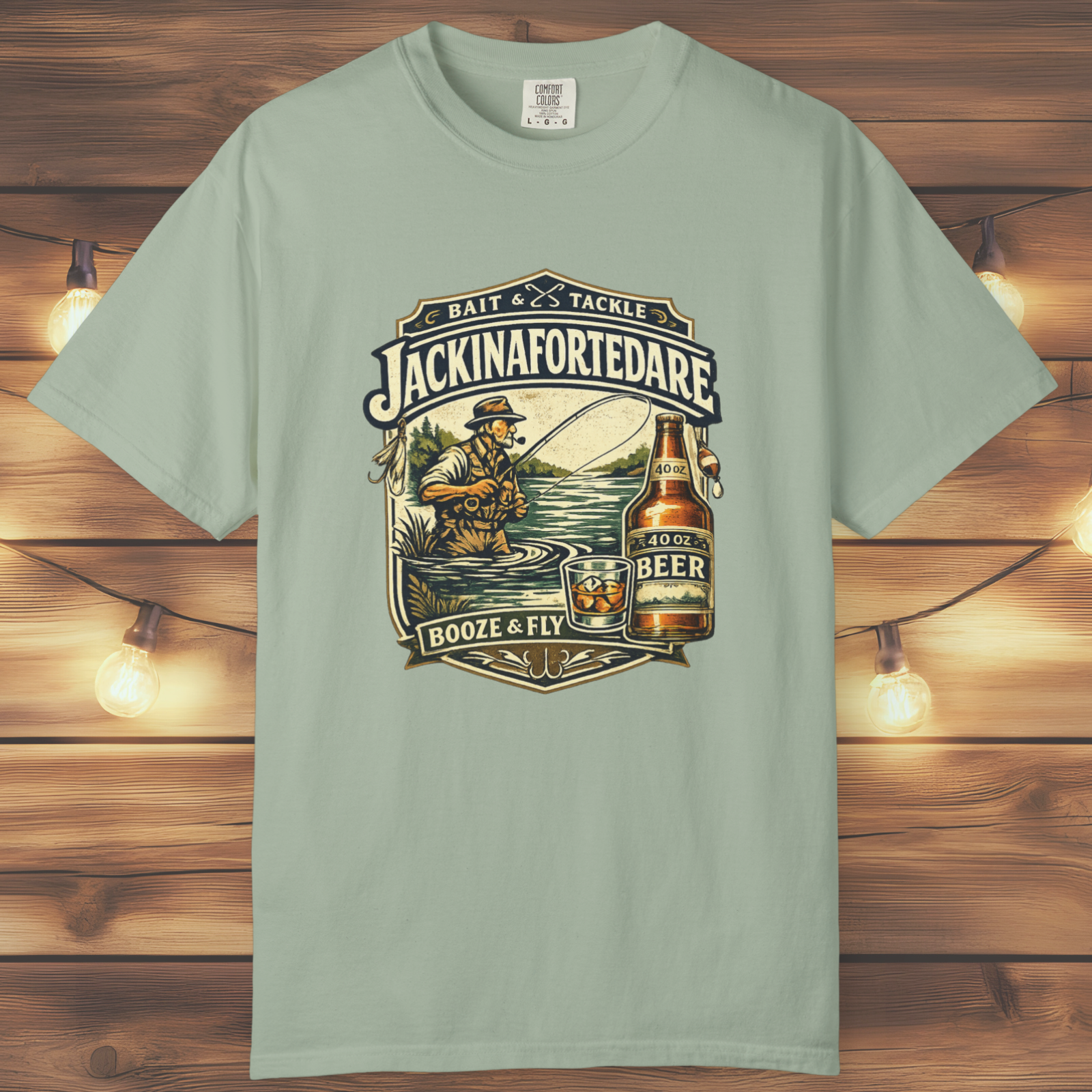 Jackinafortedare Vintage Bait & Tackle Tee