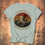 Tentacle Difficulties Back Print Tee