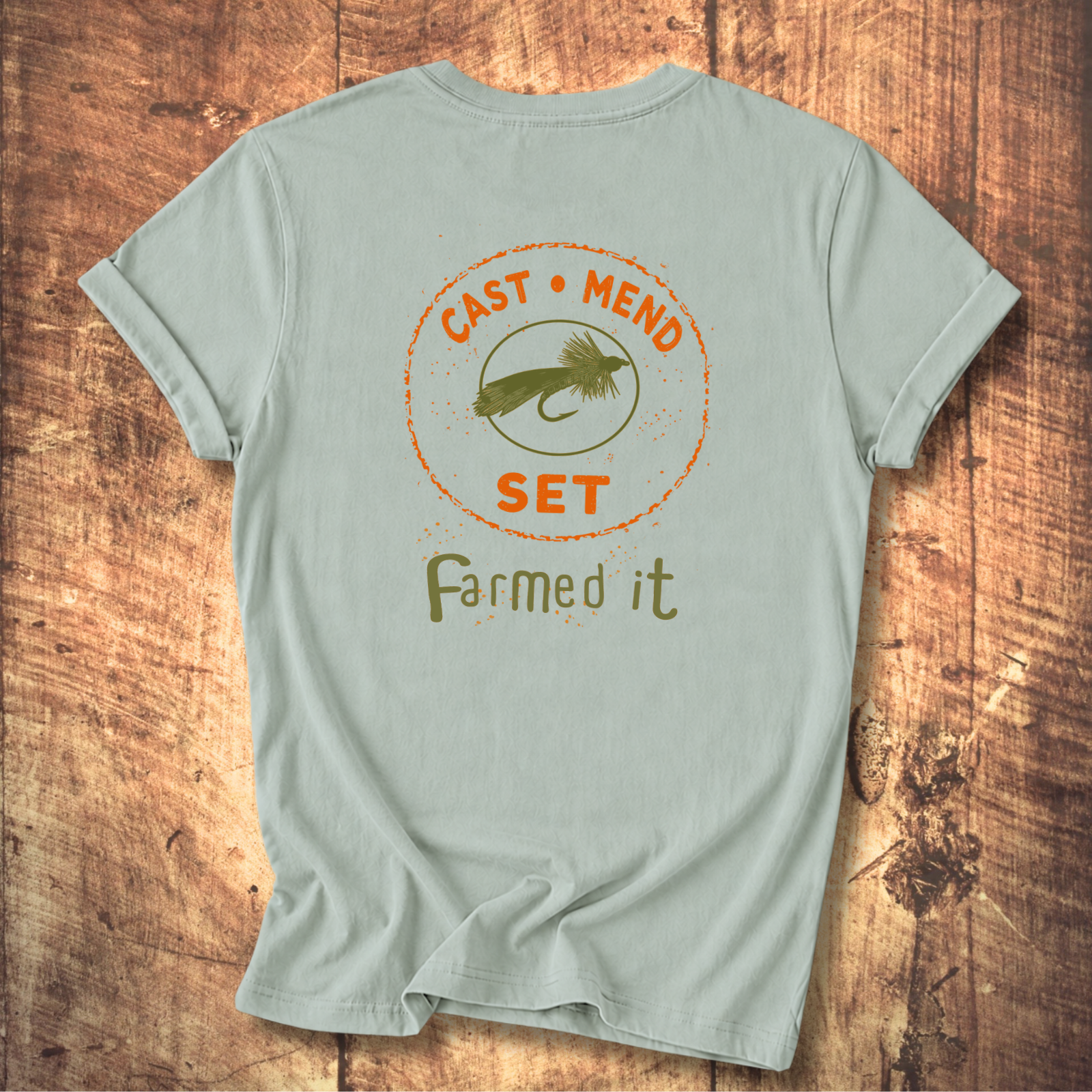 Cast • Mend • Set “Farmed it” T-shirt