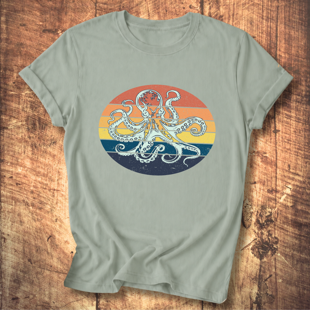Octopus Sunset Tee