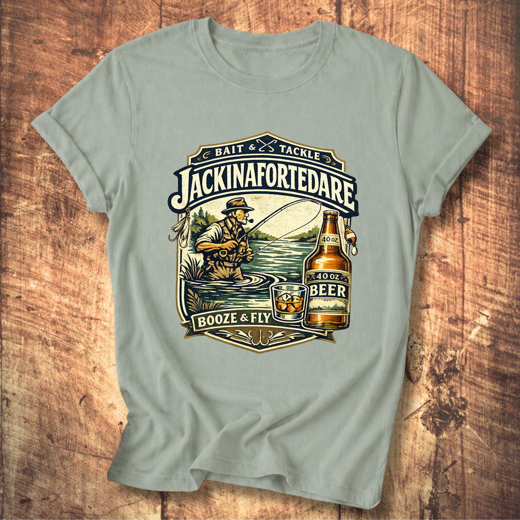 Jackinafortedare Vintage Bait & Tackle Tee