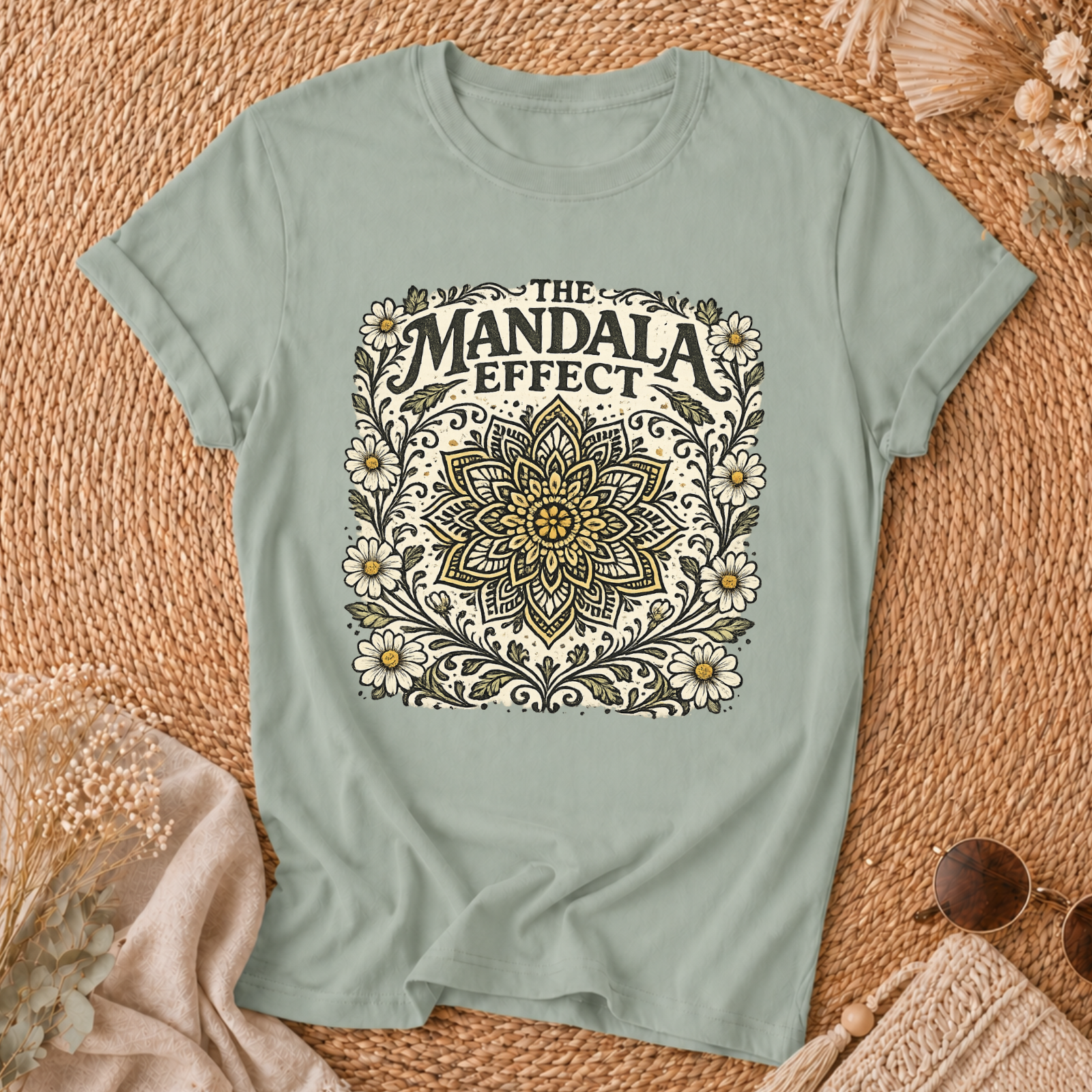 Mandala Flowers Tee