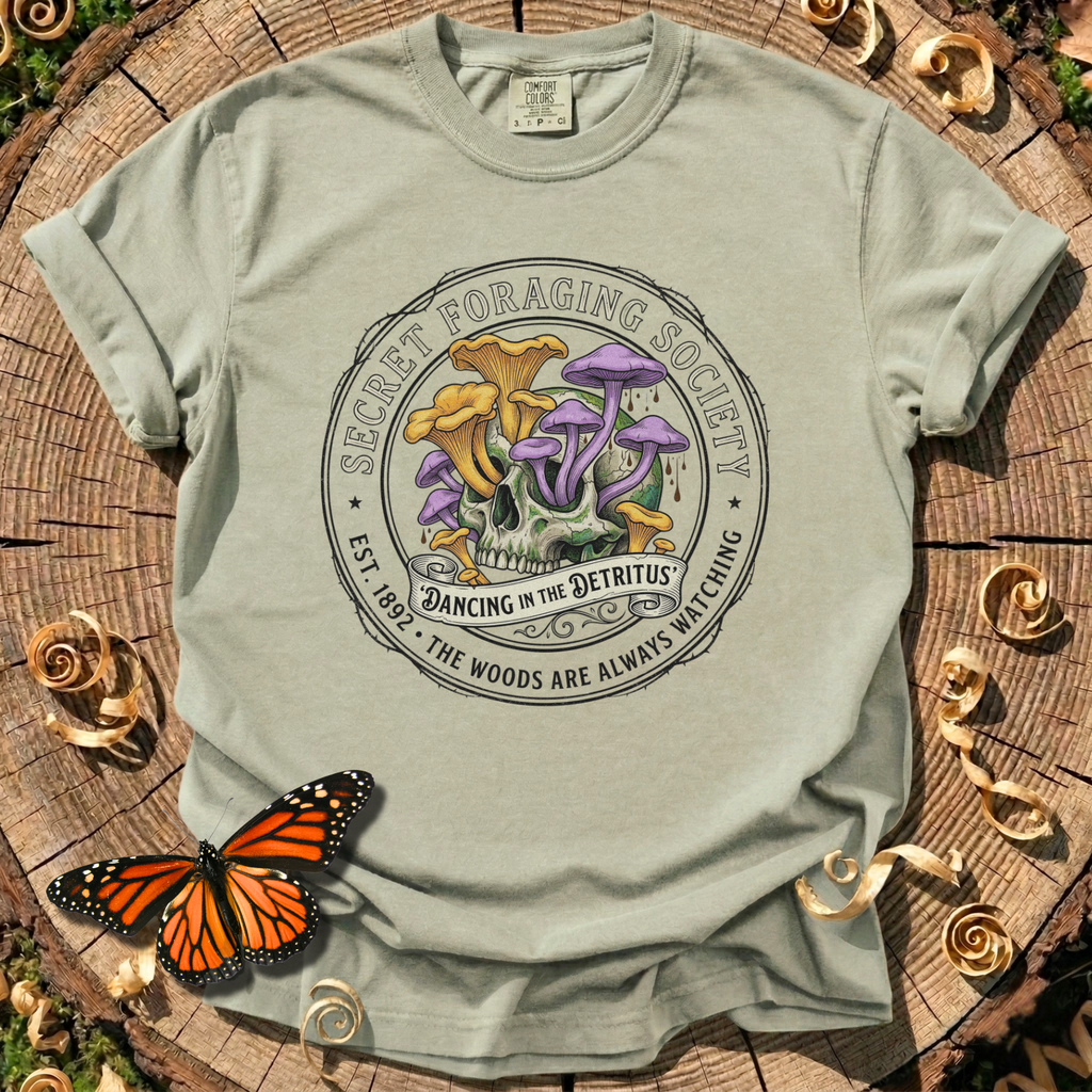 Technicolor Skull Foraging Society T-Shirt