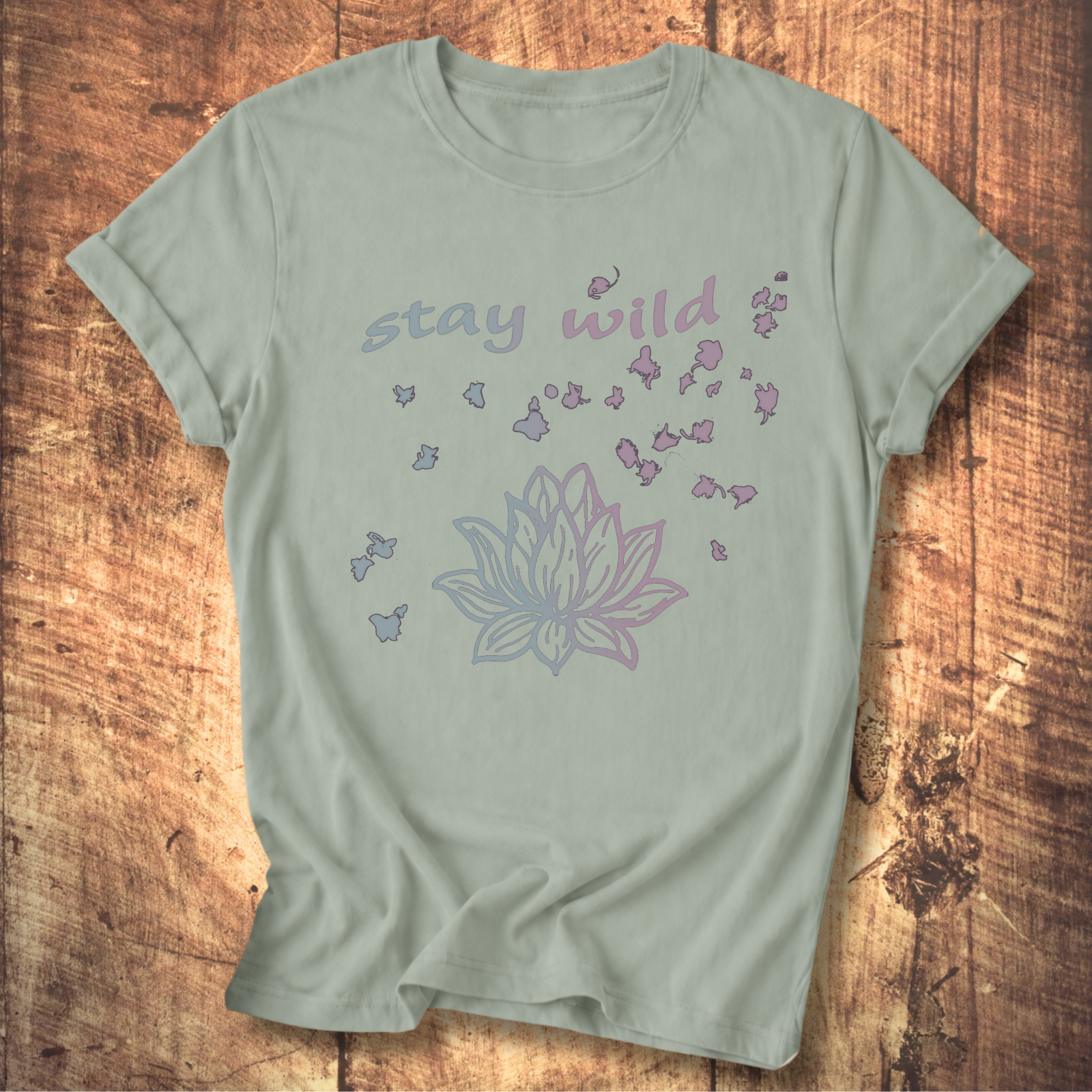 Stay Wild Lotus Tee