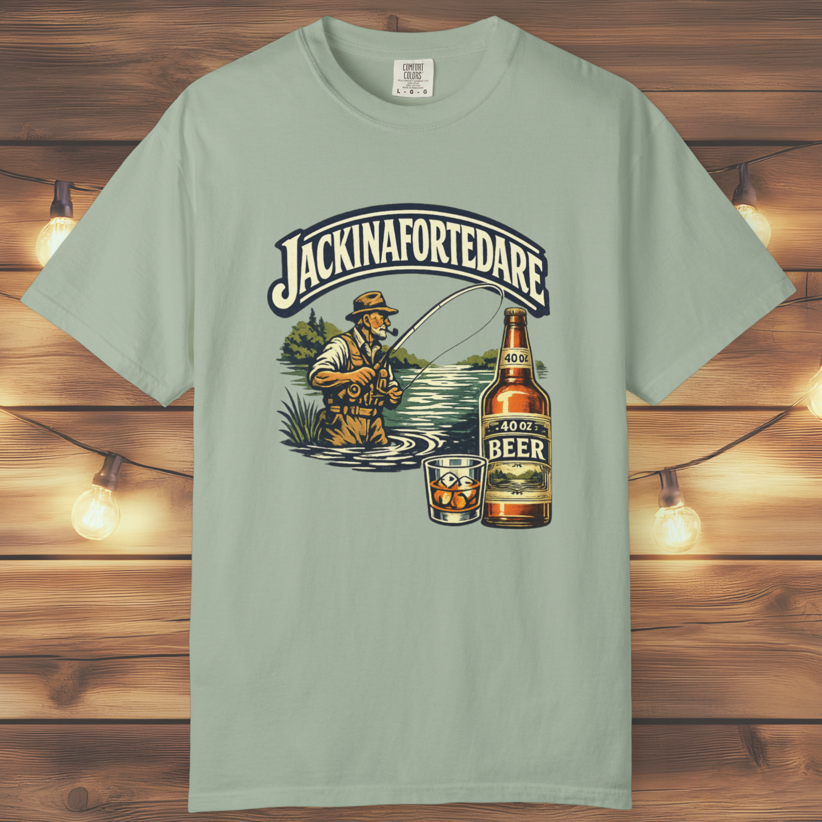 "Jackinafortedare" Vintage Outdoors Tee