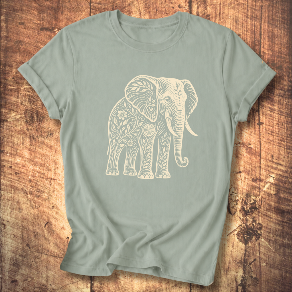 Elephant Flowers Tee