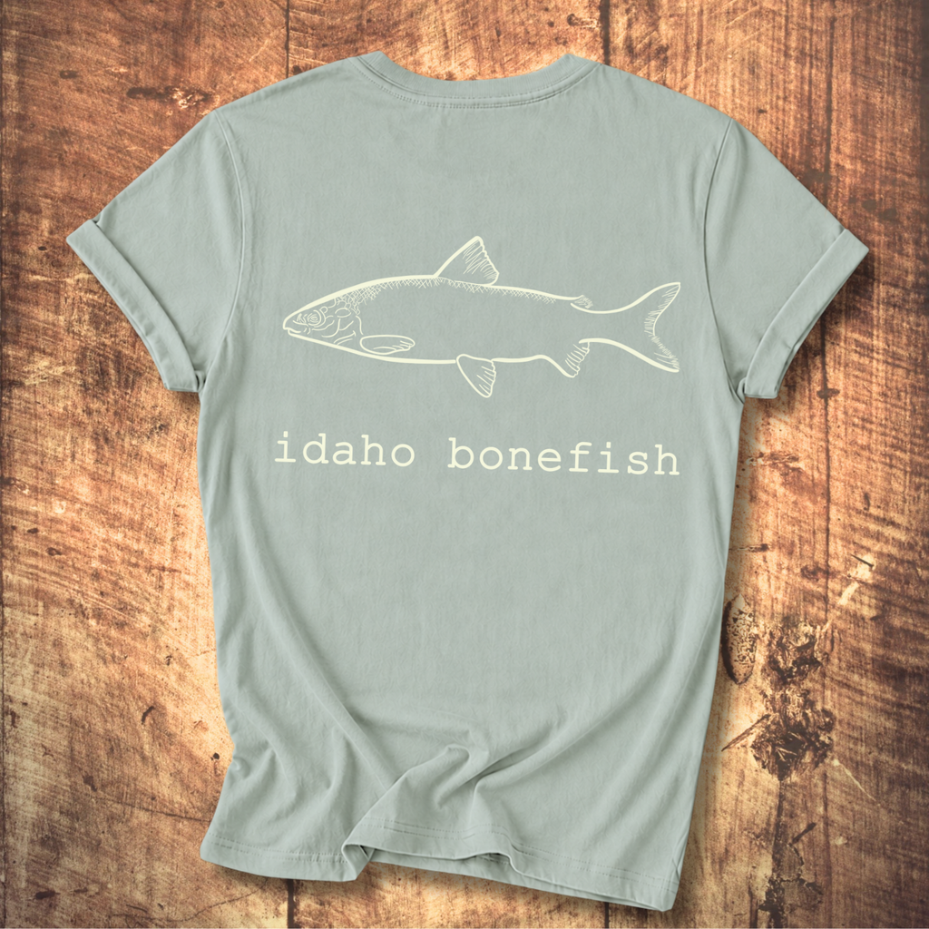 Idaho Bonefish Back Print T-Shirt