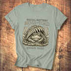 Social Battery Moss Toad Tee