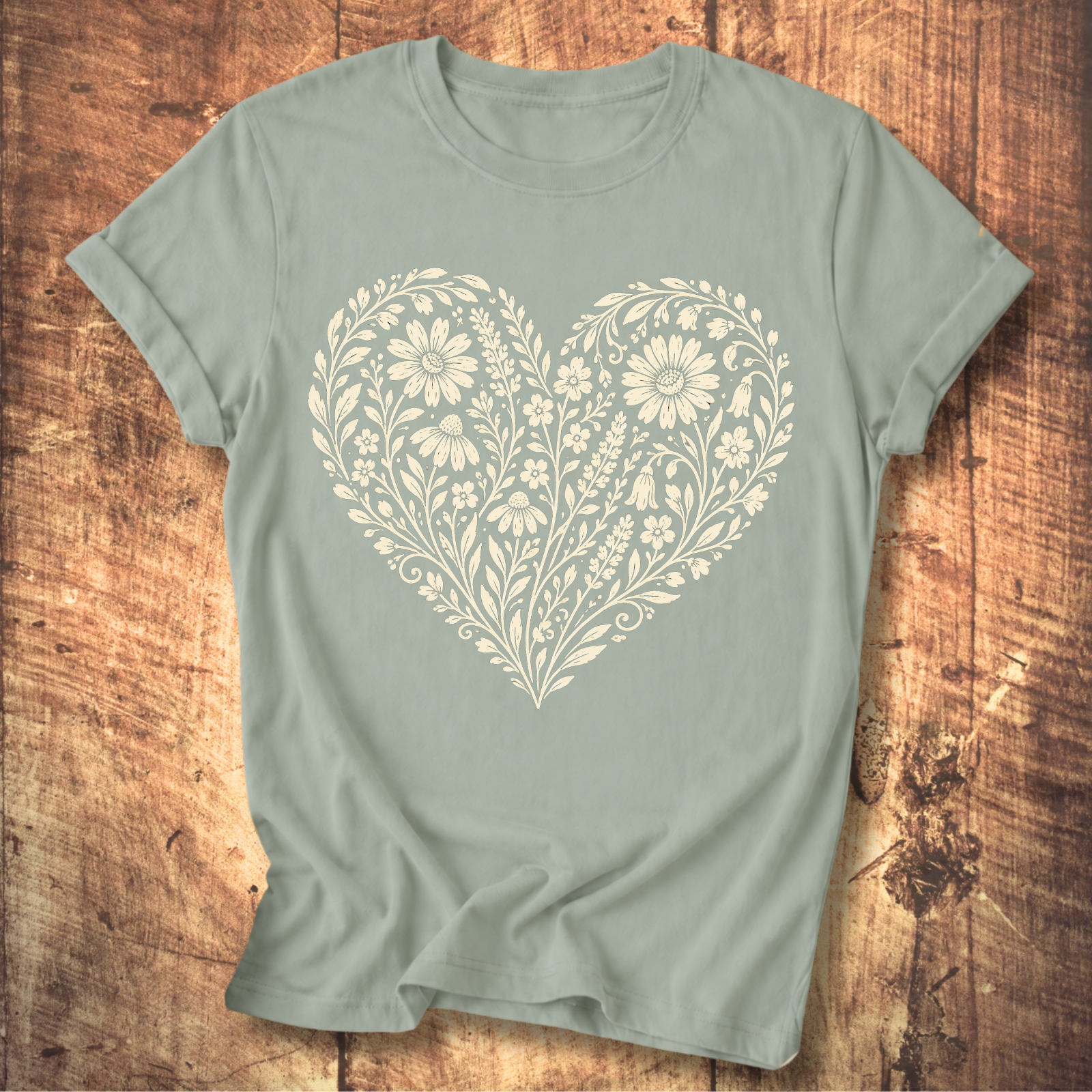 Heart Of Flowers T-shirt