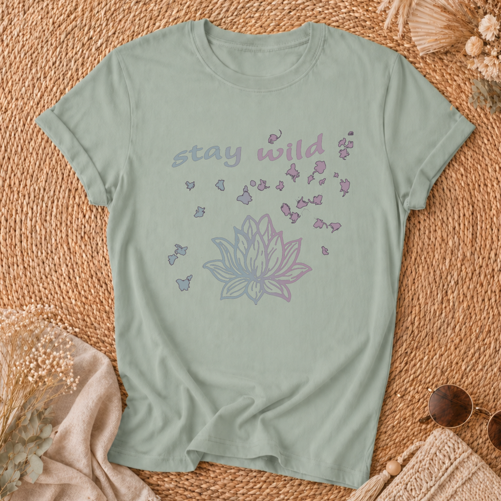 Stay Wild Lotus Tee