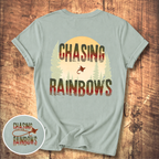 Chasing Rainbows Fly Fishing T-Shirt