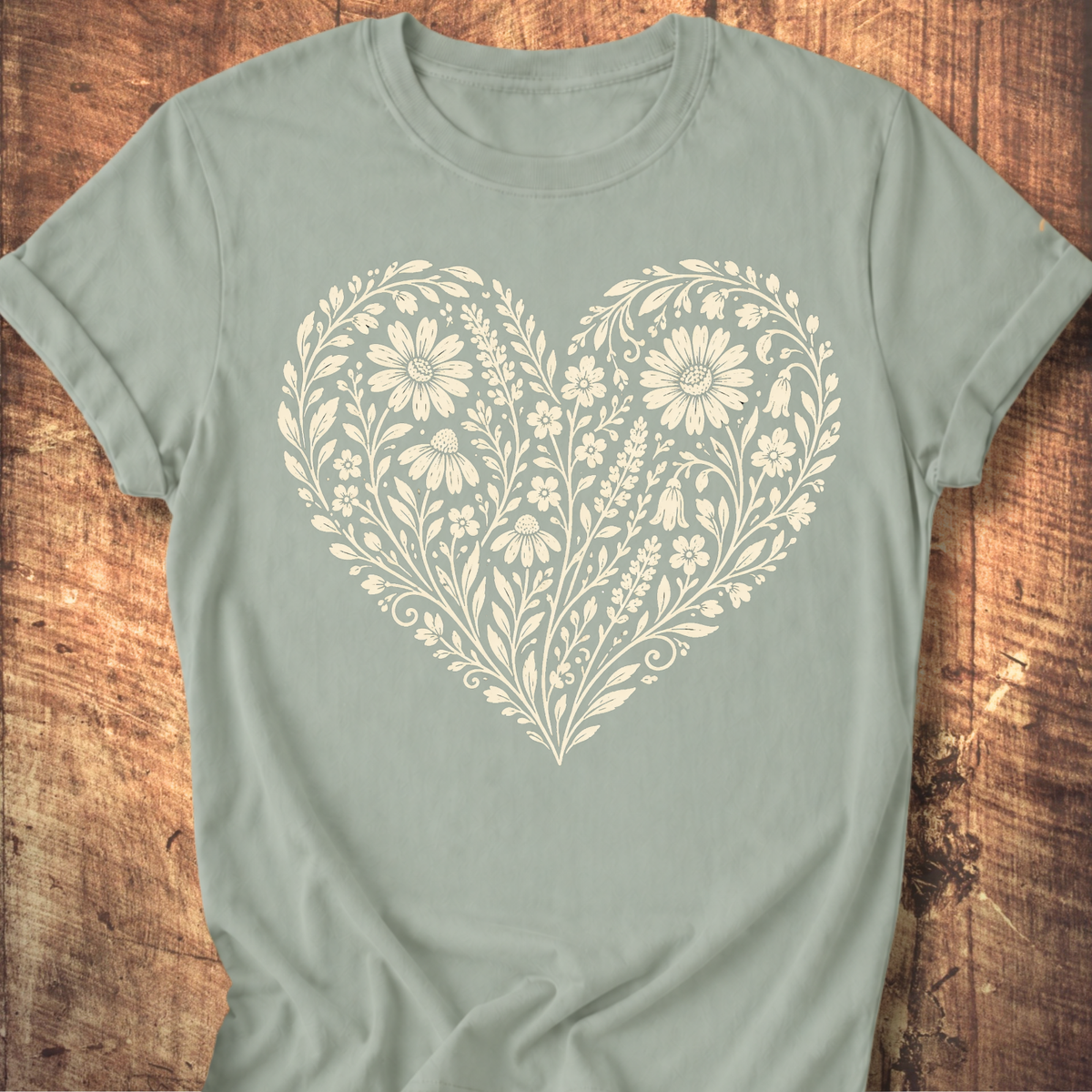 Heart Of Flowers T-shirt
