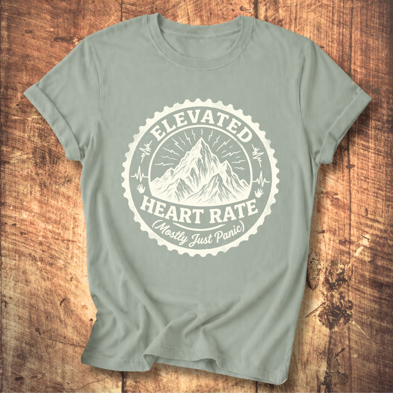 Elevated Heart Rate Mountain T-Shirt