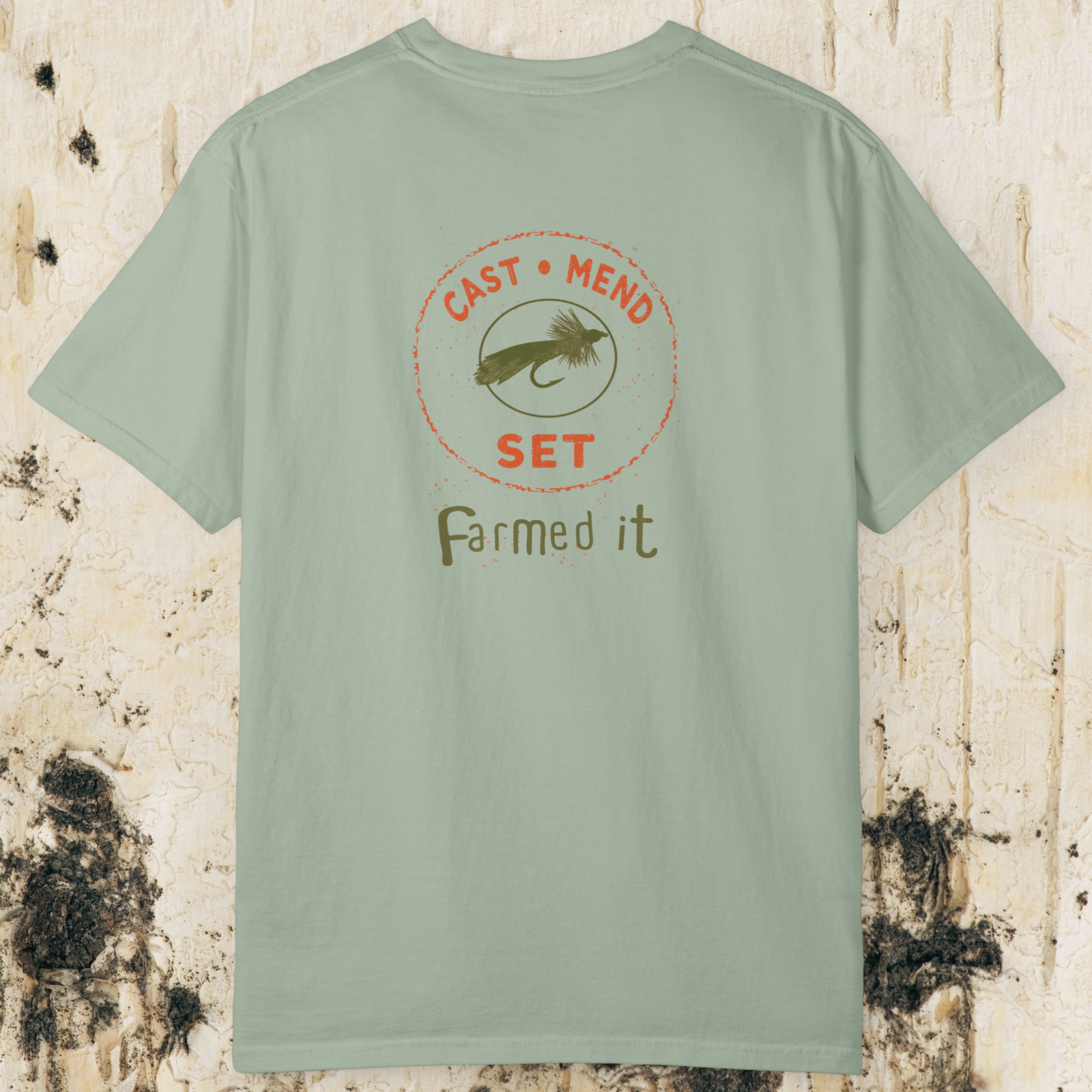Cast • Mend • Set “Farmed it” T-shirt