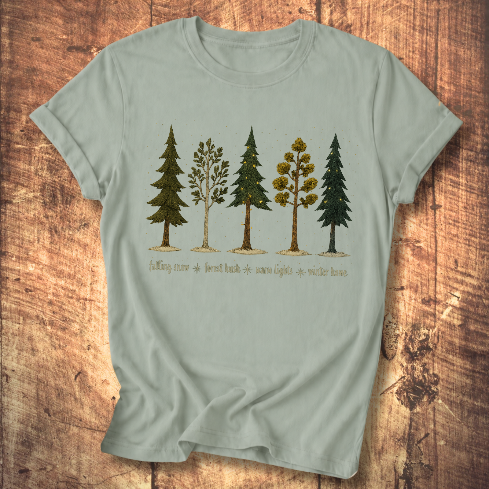 Lights in the Forest Tee