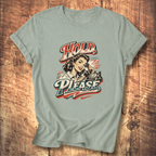 Hold Please Retro Pinup Tee