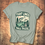 Tight Lines and Tall Tales Fishing T-Shirt