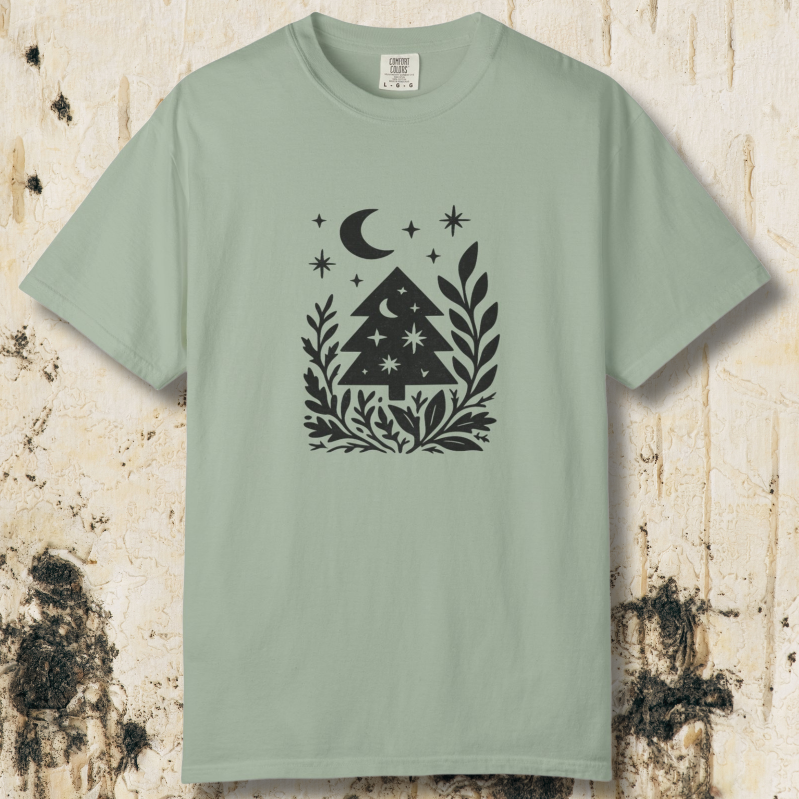 Midnight Forest T-Shirt | Moon and Pines Graphic Tee