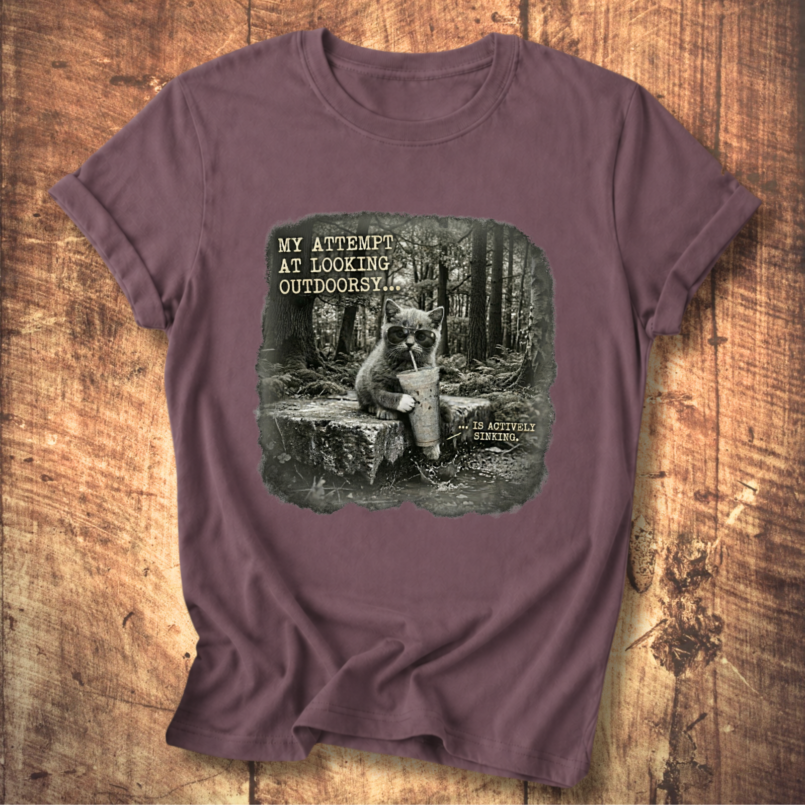 Attempting Outdoorsy T-shirt