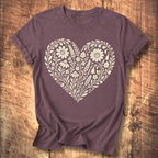 Heart Of Flowers T-shirt
