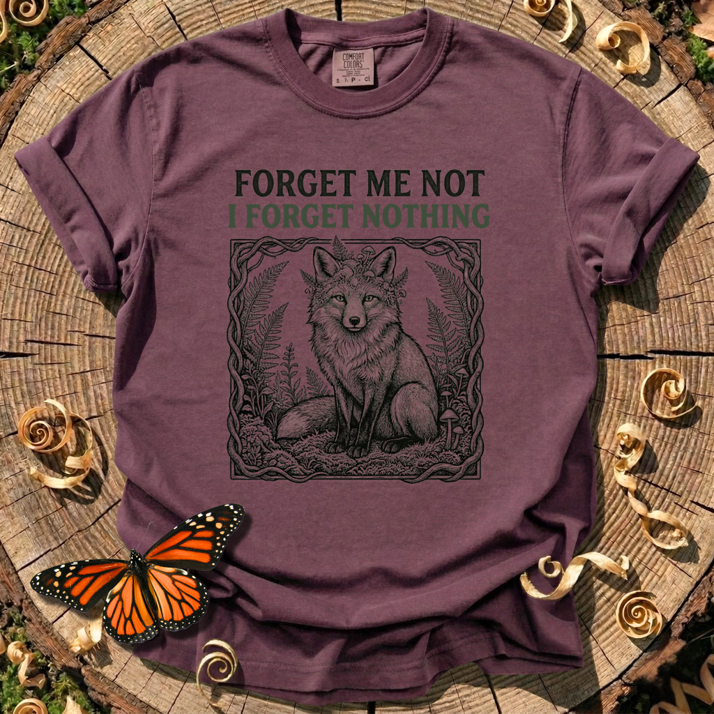 Forget Me Not Fox Tee