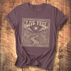 Fireweed Live Free Tee