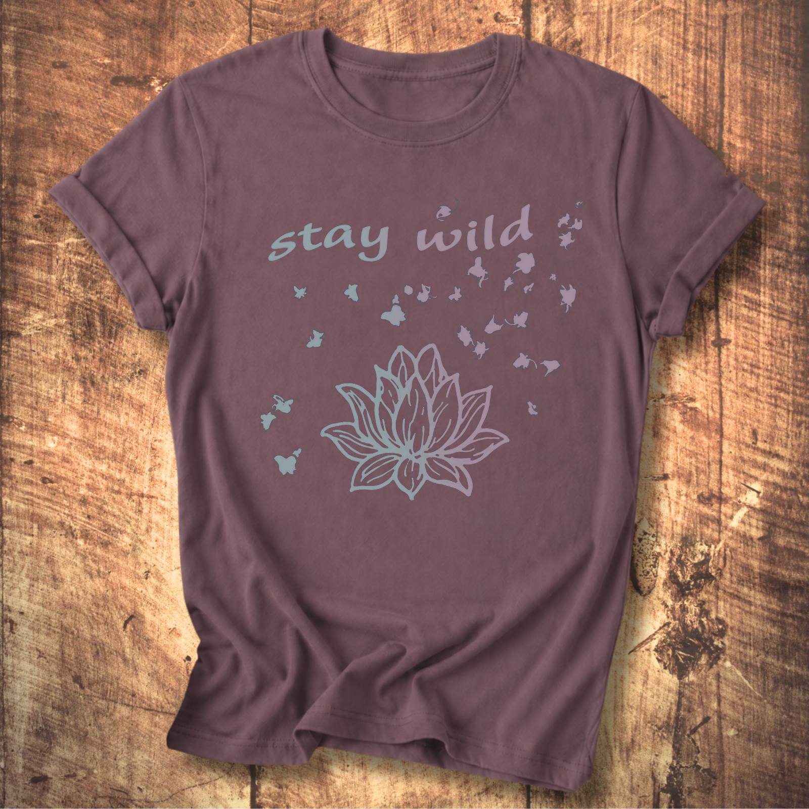 Stay Wild Lotus Tee
